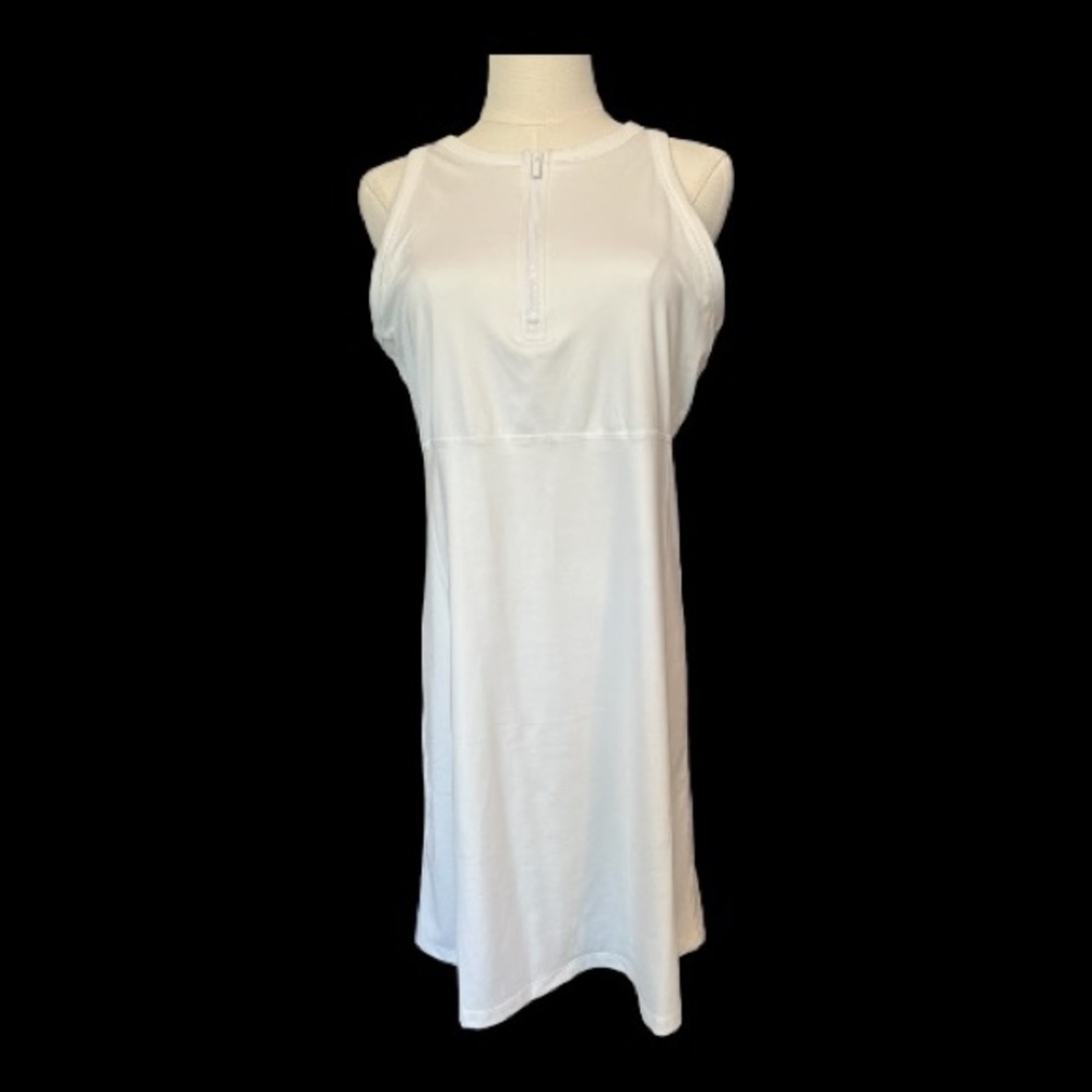 🆕 NWOT Lou & Grey women’s white athletic tennis dress | size S